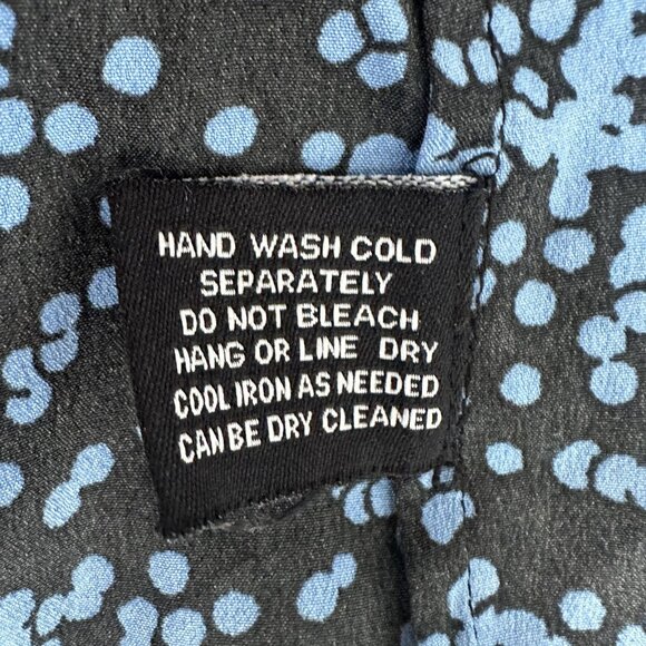 Walter Baker Dress Womens 8 Geo Print Long Sleeve Keyhole Lightweight Resort‎ - Picture 7 of 11